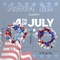 4th of July Patriotic Tinsel Stars Wire Garlands Decoration Metallic Glitter Tinsel Red White Blue Wreath with Stars for Independence Day Memorial Day Party Home Front Door Décor (2 Pcs)
